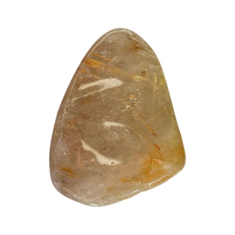 Quartz rutile en pierre roulée 5/6 cm