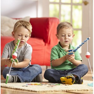 Jeu de pêche et compte