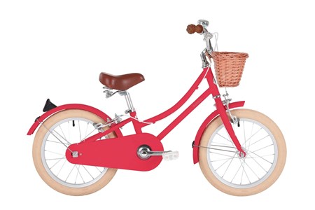 Vélo 16 pouces rouge cerise bobbin