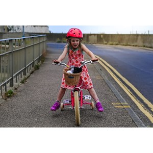 Vélo 16 pouces rouge cerise bobbin