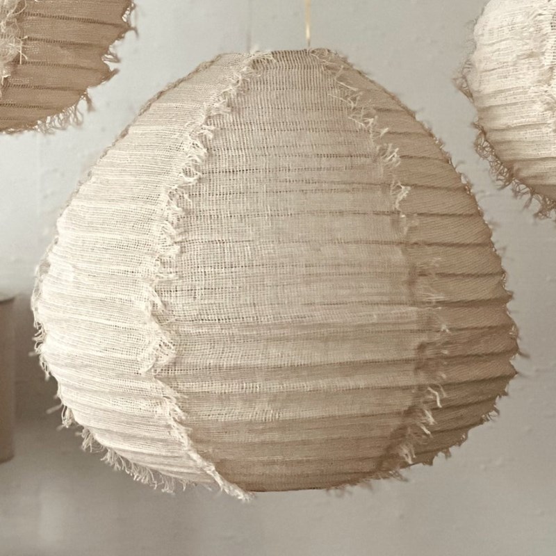 Suspension en lin wabi sabi natural