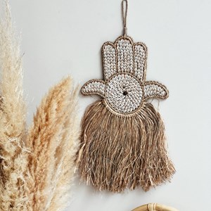 Suspension main en coquillage