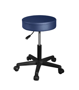 Tabouret de massage à roulettes bleu