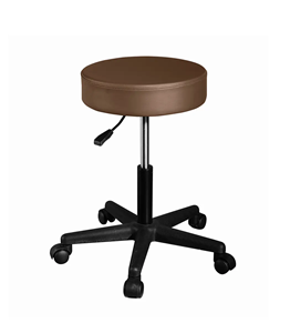 Tabouret de massage à roulettes chocolat