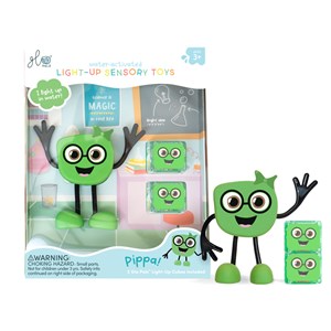 Jouet personnage sensoriel lumineux