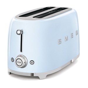 Grille-pain smeg tsf02pbeu bleu 1500 w