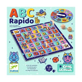 Jeu écriture et lettres djeco abc rapido