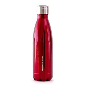 Yoko design - bouteille isotherme rouge