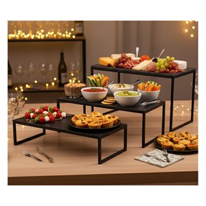 Support buffet rectangulaire set 3
