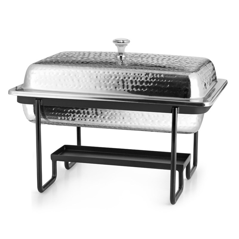Chafing dish rectangle martelé 4l 40cm