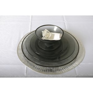 Dessous d'assiette argent - lot de 6