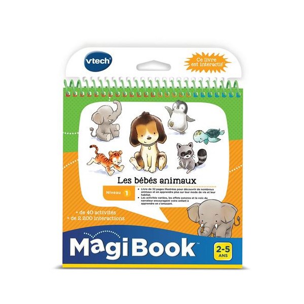 Livre éducatif vtech magibook les bébés