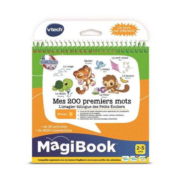 Livre éducatif vtech magibook mes 200 pr