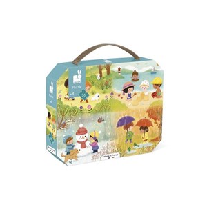 Puzzle enfant 36 pièces janod les saison