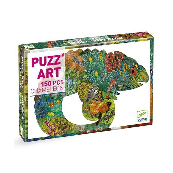Puzzle djeco puzz'art chameleon 150 pièc