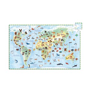 Puzzle observation 100p les animaux du m