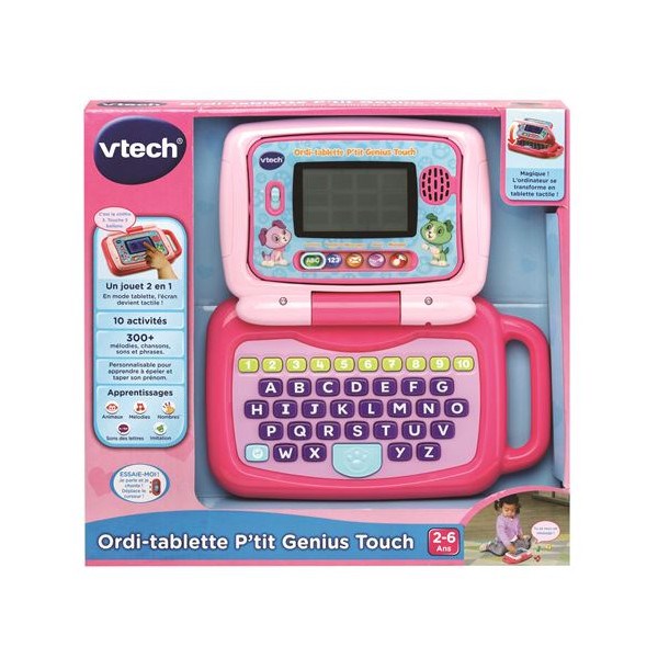 Ordi-tablette vtech p'tit genius touch m
