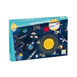 Puzzle enfant 200 pièces djeco observati
