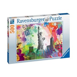 Puzzle 500 pièces ravensburger carte pos
