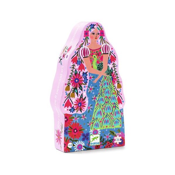 Puzzle djeco la princesse et son paon 36