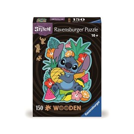 Puzzle en bois forme ravensburger stitch