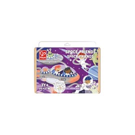 Puzzle 2 en 1 hape découverte de l'espac