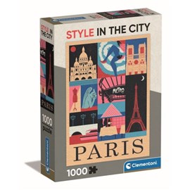 Puzzle compact 1000 pièces clementoni st