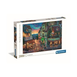Puzzle 2000 pièces clementoni rues d'eur