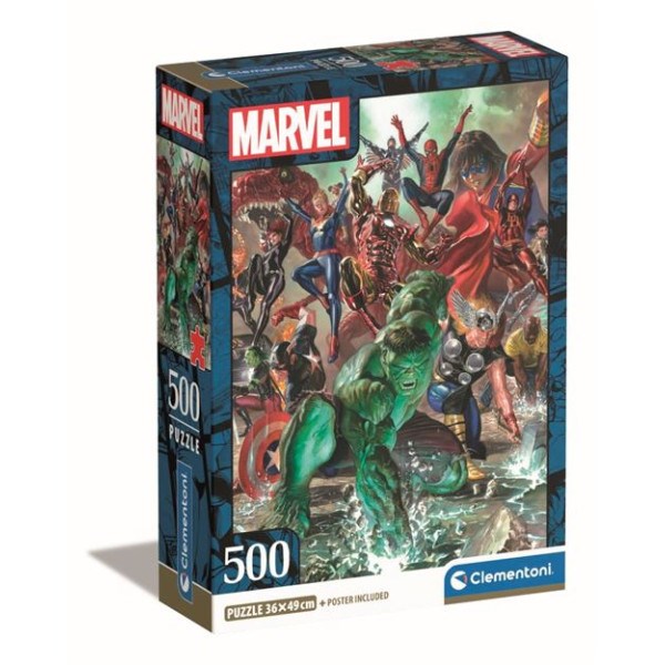 Puzzle 500 pièces clementoni compact mar