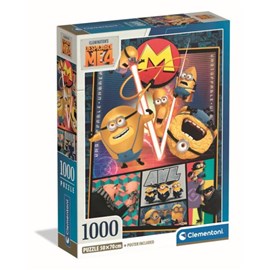Puzzle 1000 pièces clementoni moi, moche