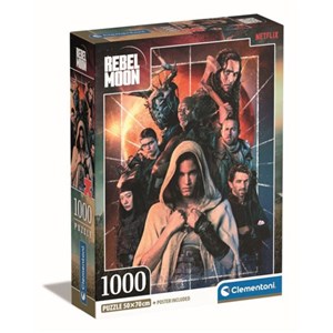 Puzzle compact 1000 pièces clementoni re