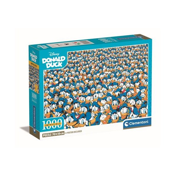 Puzzle 1000 pièces clementoni compact im