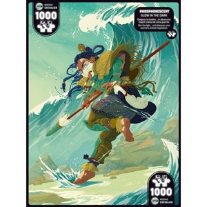 Puzzle 1000 pièces iello phosphorescent