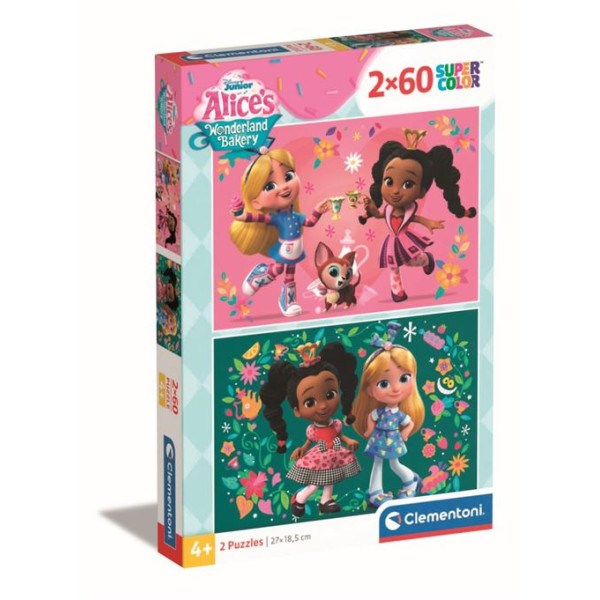 Coffret 2 puzzles 60 pièces clementoni a