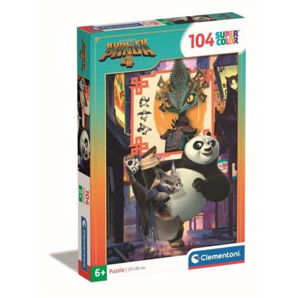 Puzzle 104 pièces clementoni kung fu pan