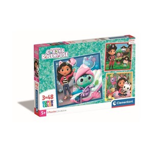 Coffret 3 puzzles 48 pièces clementoni g