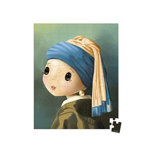 Puzzle 100 pièces janod inspiré de verme