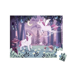 Puzzle en carton janod licornes 54 pièce