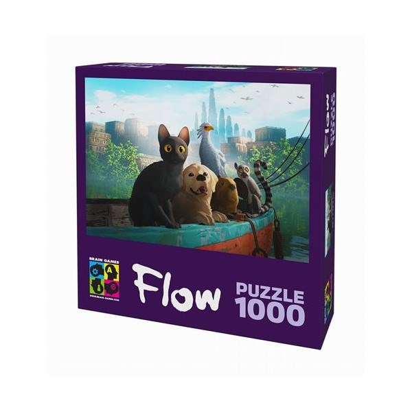 Puzzle 1000 pièces brain games flow anim