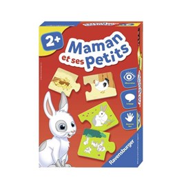 Puzzle duo ravensburger maman et ses pet