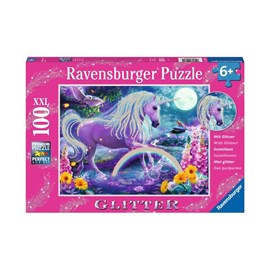 Puzzle 100pxxl licorne scintillante coll