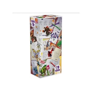 Puzzle iello universe making of monsters