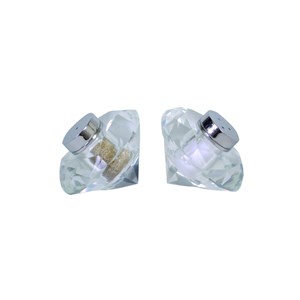 Salière et poivrière cristal 7 cm