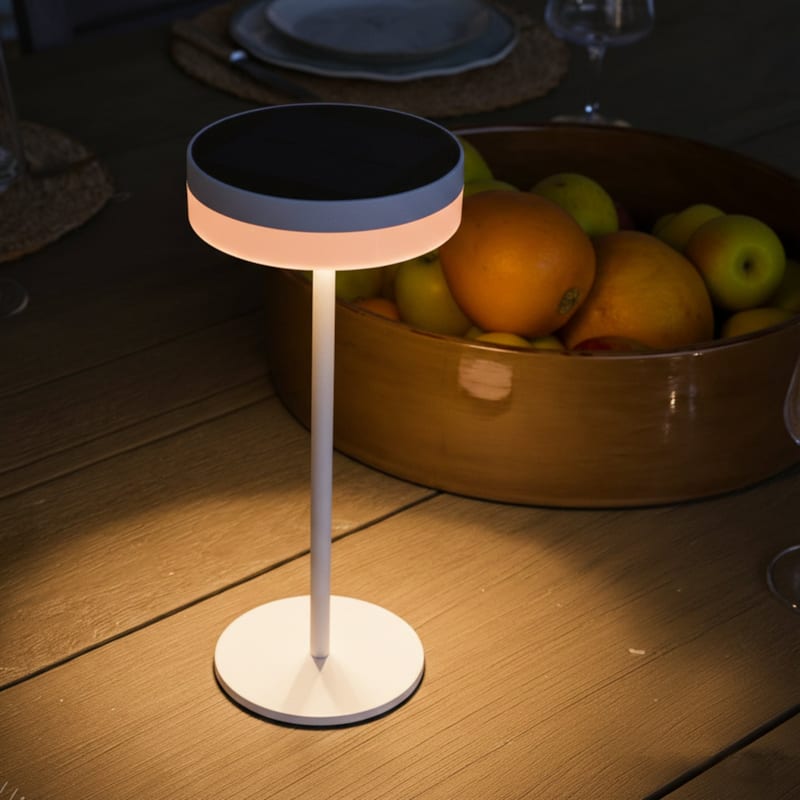 Lampe de table solaire vivia mini h27cm