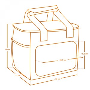 Sac isotherme 16 l - noir