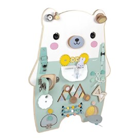 Busy-board ourson en bois