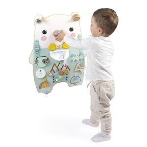 Busy-board ourson en bois