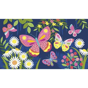 Coffret créatif sables fluo papillons