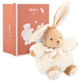 Peluche lapin patapouf crème 17 cm