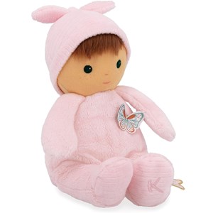 Poupon en tissu camélia